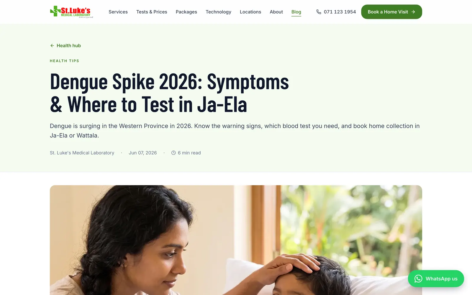 Dengue Spike 2026 article in English
